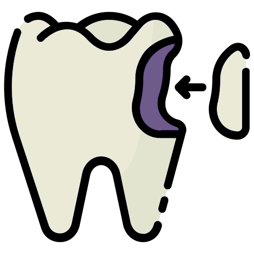diente con brillo